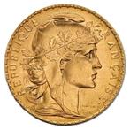 Frankrijk. 20 Francs 20 Francs Marianne Rooster Gold Coin, Postzegels en Munten
