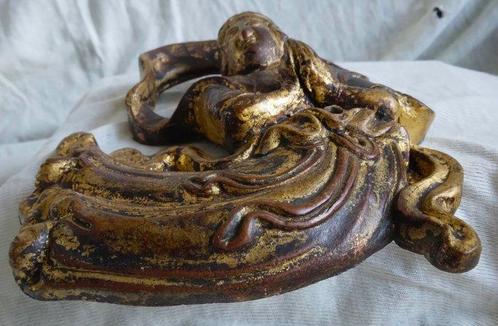 Apsara - Koper, Messing - Japan - Meiji periode (1868-1912), Antiek en Kunst, Antiek | Overige Antiek