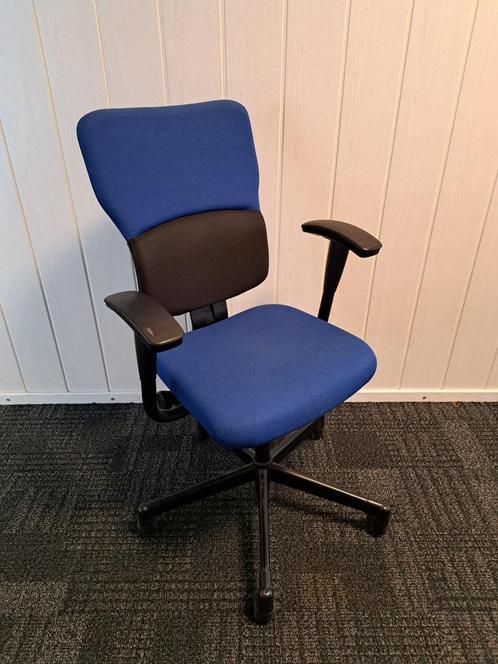 Bureaustoel Steelcase Blauw Gebruikt, Zakelijke goederen, Kantoor en Winkelinrichting | Kantoormeubilair en Inrichting, Ophalen of Verzenden