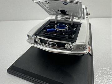 Maisto 1:18 - Voiture miniature - 1968 Ford Mustang GT Cobra