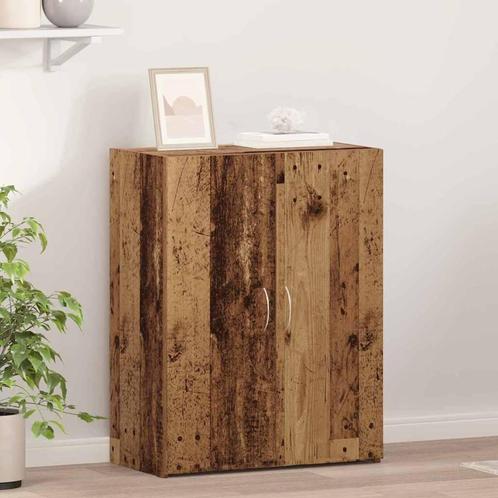 vidaXL Kantoor kast met plank Oud hout 60 x 32 x 77.5, Huis en Inrichting, Kasten | Overige, Nieuw, Verzenden