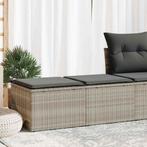 vidaXL 2-delige Loungeset met kussens poly rattan acacia, Tuin en Terras, Tuinsets en Loungesets, Verzenden, Nieuw, Loungeset