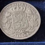België. Leopold II. 5 Francs 1868/1869, 4 x (Zonder