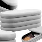 2dekans | tectake® gestoffeerde bank Altu met opbergruimte –, Huis en Inrichting, Ophalen of Verzenden, Nieuw