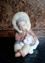 Lladró - Figuur - Lladró Inuit children with polar bears (2)