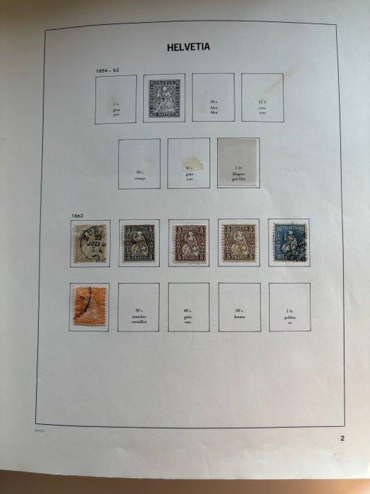 Zwitserland 1854 - Uitgebreide verzameling Zwitserland in 6, Postzegels en Munten, Postzegels | Europa | België