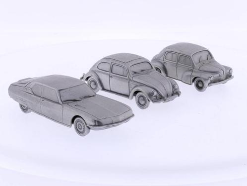 Schaal 1:43 de Poligny Creation VW Kever, Renault 4CV en..., Hobby en Vrije tijd, Modelauto's | 1:43, Gebruikt, Ophalen of Verzenden