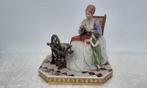 Capodimonte - Sandro Maggioni - Beeld, Spinwiel - 29 cm -
