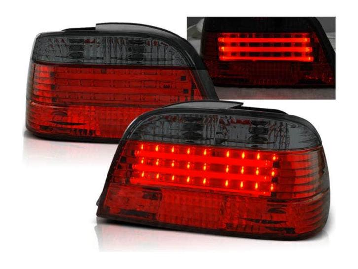 LED bar achterlichten geschikt voor BMW E38 Red Smoke, Auto-onderdelen, Verlichting, Nieuw, BMW, Verzenden