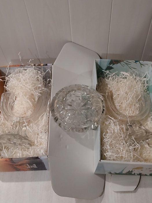 cristallerie de lorraine - Kandelaar (2) - Kristal, Antiek en Kunst, Curiosa en Brocante