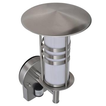vidaXL Pagode vormige RVS wandlamp met bewegingssensor, Verzenden