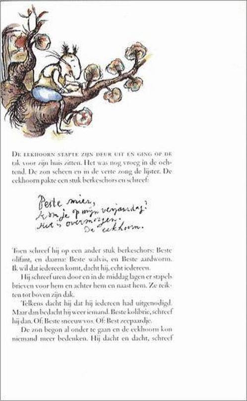Verjaardag Van De Eekhoorn 9789021483924 Toon Tellegen, Boeken, Kinderboeken | Jeugd | 13 jaar en ouder, Gelezen, Verzenden