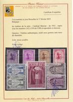 Belgique 1932 - Série Cardinal Mercier - avec CERTIFICAT, Gestempeld