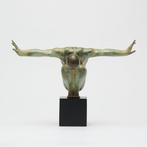sculptuur, NO RESERVE PRICE - Bronze Sculpture of a Olympic, Antiek en Kunst
