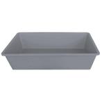 Kattenbak 40x30x 10 cm grijs, zonder rand perfect voor, Dieren en Toebehoren, Nieuw