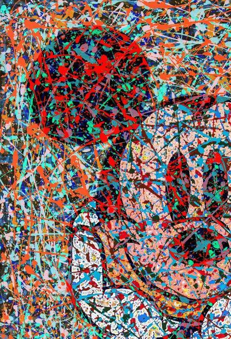 Ángel Ortega Viejobueno - La Mejor Sonrisa del Metaverso, Antiek en Kunst, Kunst | Schilderijen | Modern