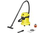 Karcher -  WD 3 V-17/4/20 - Nat- En Droog Stofzuiger - Zwart, Elektronische apparatuur, Verzenden, Nieuw, Minder dan 1200 watt