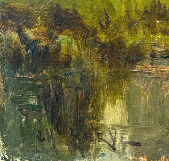 Ch. Herve (XIX) - Hirte mit Schafen, Antiek en Kunst, Kunst | Schilderijen | Klassiek