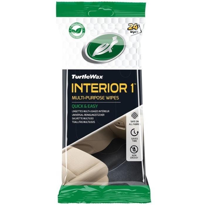 Turtle Wax Interior 1 Multi-Purpose Wipes 24 stuks, Auto diversen, Onderhoudsmiddelen, Verzenden