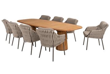 4 Seasons Outdoor Montera tuinset terre met Capri tafel met