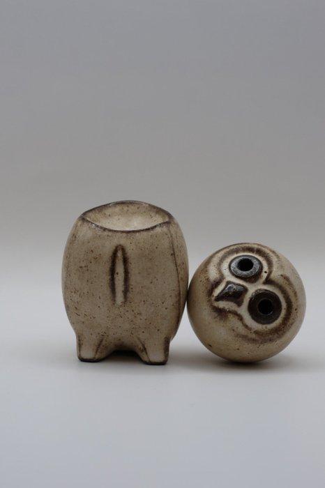 Beeldje - Vintage Bauhaus Studio Pottery Owl – Heiner-Hans, Antiek en Kunst, Antiek | Glaswerk en Kristal