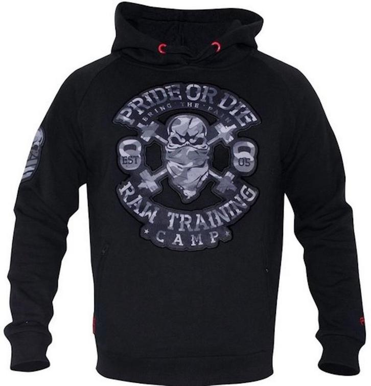 Hoodie PRiDEorDiE RAW TRAINING CAMP Urban, Kleding | Heren, Sportkleding, Vechtsport, Nieuw, Maat 46 (S) of kleiner, Verzenden