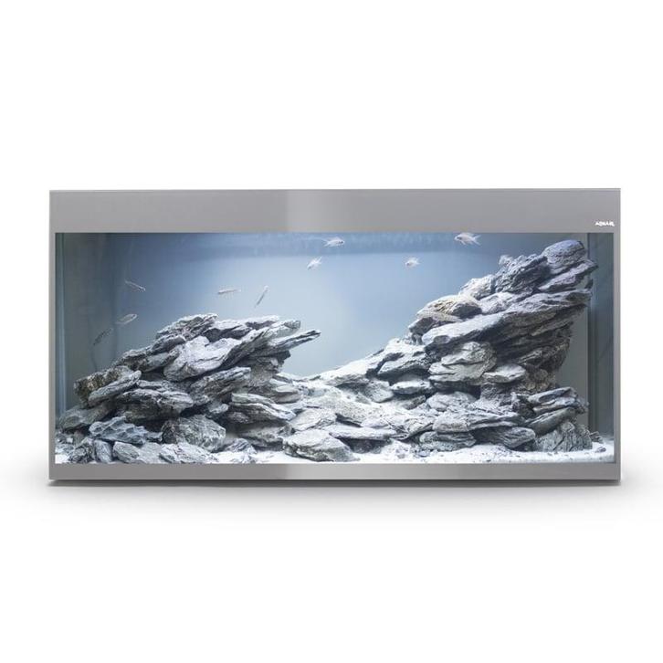 Osaka Glossy ST Grey 120cm inclusief Day en Night LED verlic, Dieren en Toebehoren, Vissen | Aquaria en Toebehoren, Leeg aquarium