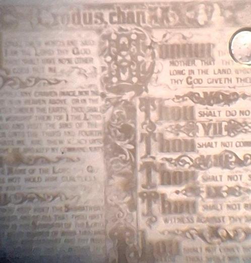 Microscoop - The 10 commandments - 1850-1900 - Verenigd, Verzamelen, Foto-apparatuur en Filmapparatuur