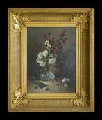 Honoré Eugène Lagneau (1833-1894) - Fleurs au vase, Antiek en Kunst