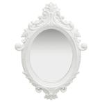 vidaXL Wandspiegel kasteel stijl 56x76 cm wit, Huis en Inrichting, Woonaccessoires | Spiegels, Verzenden, Nieuw