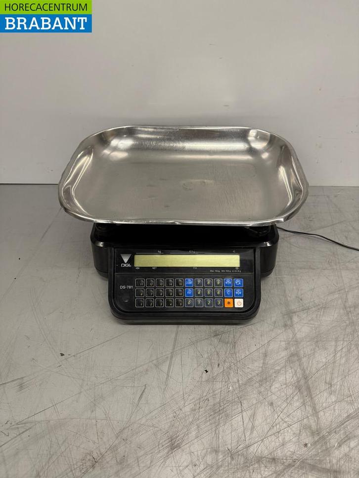 Digi DS-781 Weegschaal RVS Schaal 230V Horeca, Zakelijke goederen, Horeca | Keukenapparatuur, Ophalen of Verzenden