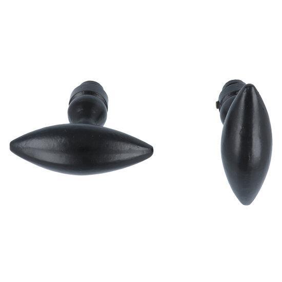 Set ovale deurkrukken, Doe-het-zelf en Bouw, Hang- en Sluitwerk, Ophalen of Verzenden