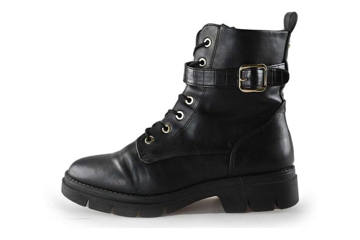 Tamaris veterboots in maat 40 Zwart | 5% korting, Kleding | Dames, Schoenen, Zwart, Gedragen, Overige typen, Verzenden