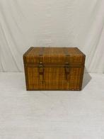 Opbergkoffer - Rattan, Leder, Messing, Antiek en Kunst
