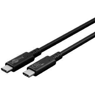 USB C naar USB C kabel | 2 meter | USB 4.0, Informatique & Logiciels, Pc & Câble réseau, Envoi