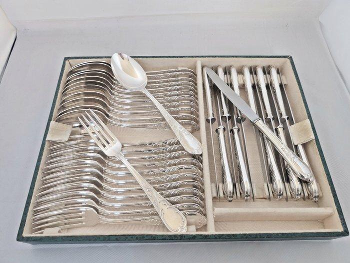 SYMA Brussels/Solingen Silber 100 - Bestekset voor 12, Antiek en Kunst, Antiek | Meubels | Tafels