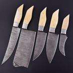 Couteau de cuisine - Chefs knife - Acier plié à la main, os