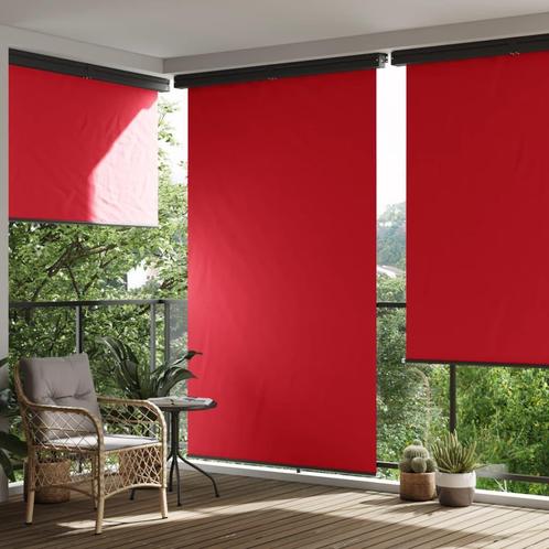 vidaXL Balkonscherm 175x250 cm rood, Jardin & Terrasse, Parasols, Envoi