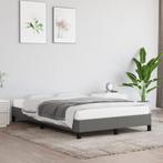 vidaXL Cadre de lit Gris foncé 120 x 200 cm Tissu, Maison & Meubles, Chambre à coucher | Lits, Neuf, Verzenden