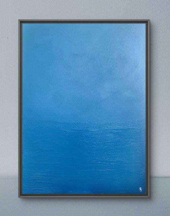 Oscar Bruno - “ Azure Silence -XXL- “, Antiek en Kunst, Kunst | Schilderijen | Modern