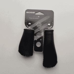 Handvatten set kort lang leer look zwart, Vélos & Vélomoteurs, Vélos Pièces, Envoi