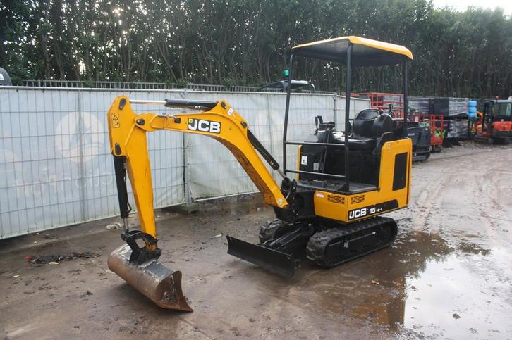 Veiling: Minigraver JCB 15C-1 Diesel 2019, Zakelijke goederen, Machines en Bouw | Kranen en Graafmachines, Ophalen