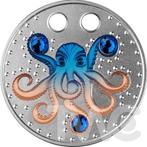 Kameroen. 500 Francs 2022 The Octopus, (.999) Proof  (Zonder, Postzegels en Munten