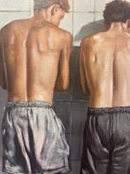 Alexy Berthelot - Dos au mur 2, Antiek en Kunst, Kunst | Schilderijen | Modern