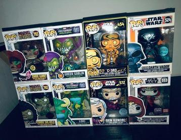 Funko - Funko Pop Funkos mix Marvel, Star Wars, Mechstrike