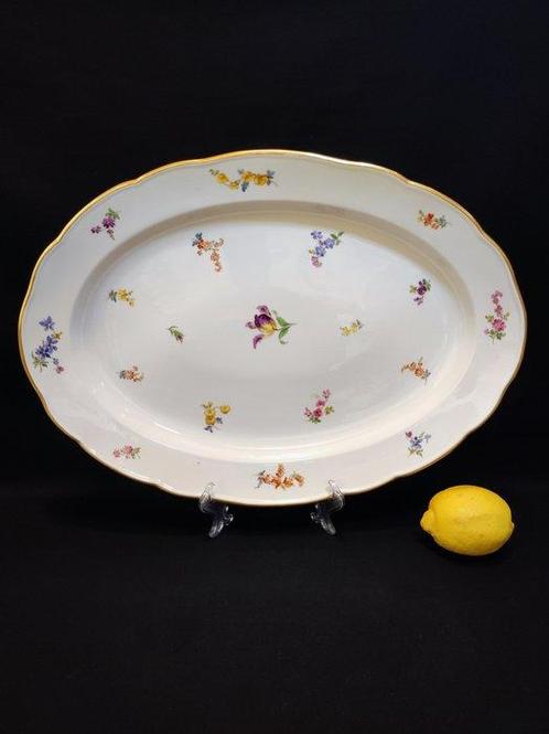 Meissen - Schaal - Grote schaal/vleesschaal/groenteschaal, Antiek en Kunst, Antiek | Glaswerk en Kristal
