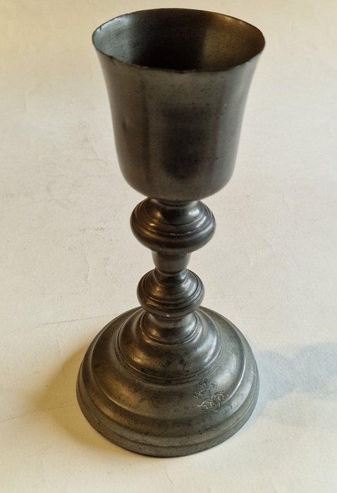 Kelk - Tin - Tinnen kelk België, Antiek en Kunst, Kunst | Niet-Westerse kunst