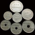 Griekenland. Lot of 7 coins, various denominations 1912/1926, Postzegels en Munten