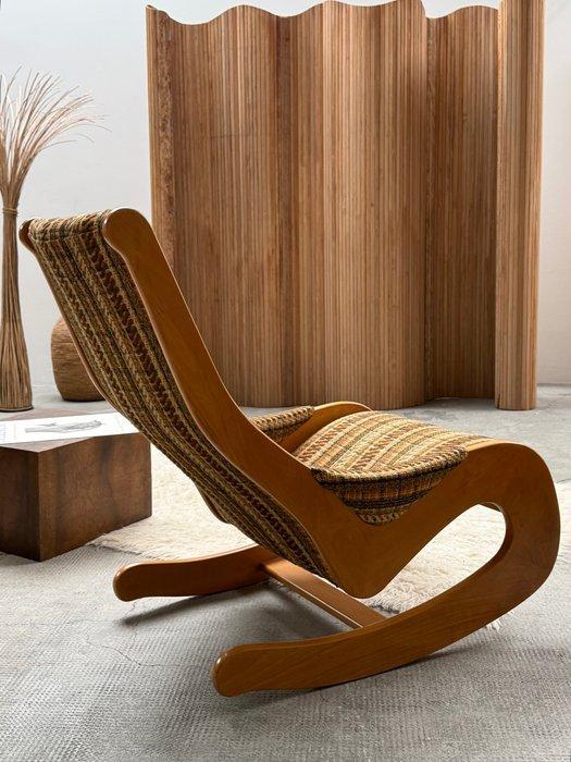 Casala - Chaise à bascule - Hêtre, Laine - chaise berçante, Antiek en Kunst, Antiek | Meubels | Stoelen en Sofa's