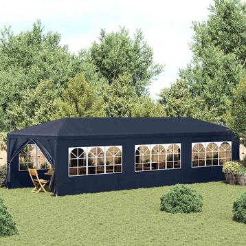 vidaXL Partytent 3x9 m blauw, Verzenden